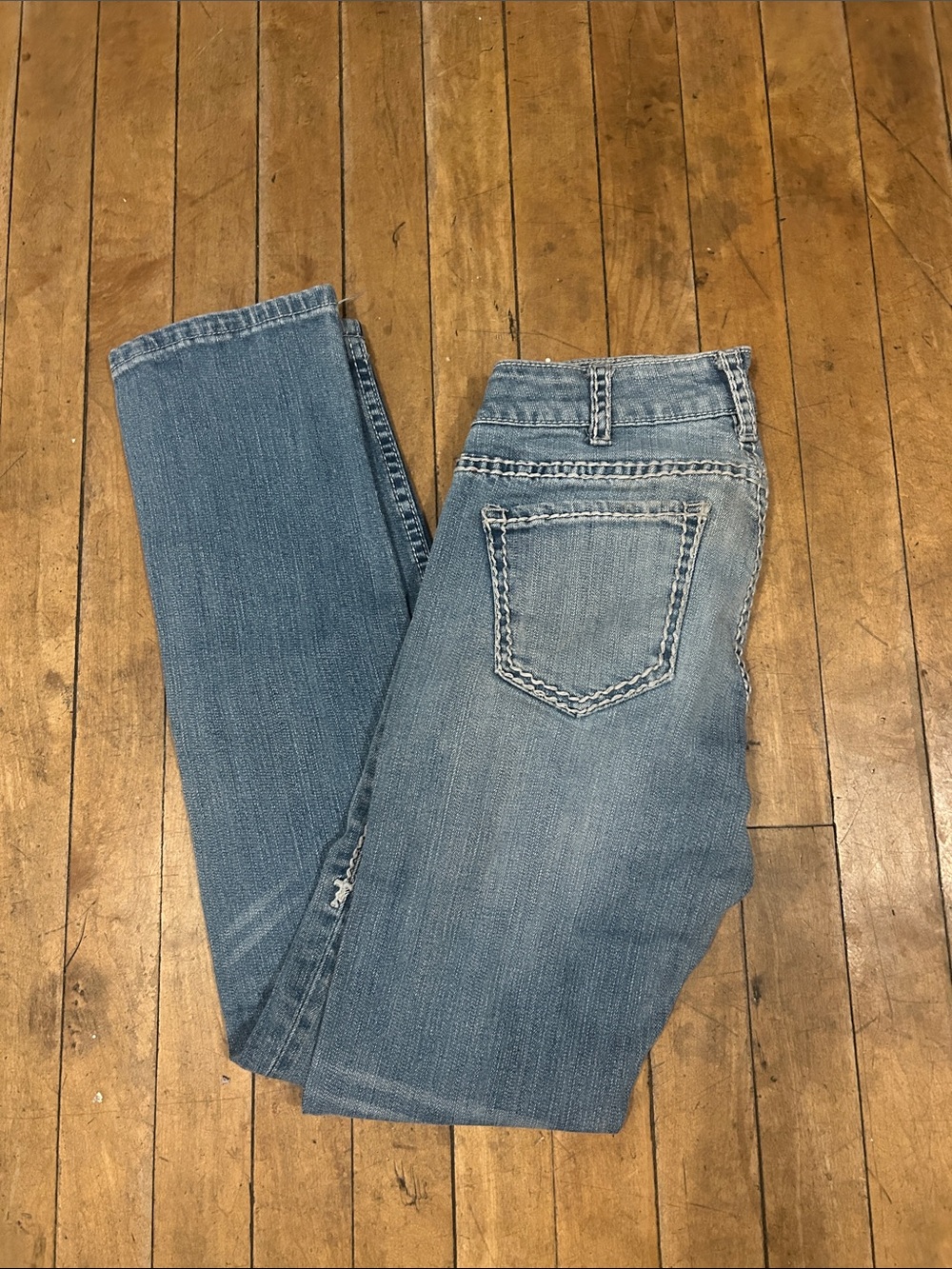 Cowgirl Tuff Light Blue Straight Leg Women's Jeans